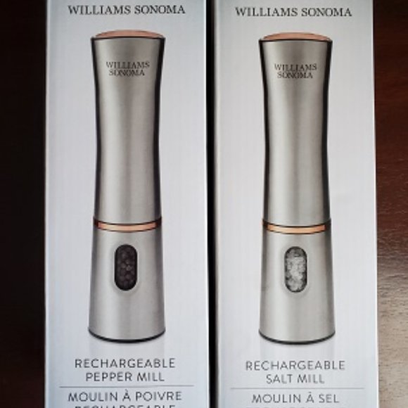 COPY - Williams Sonoma electric, rechargeable S&P… - Picture 1 of 3